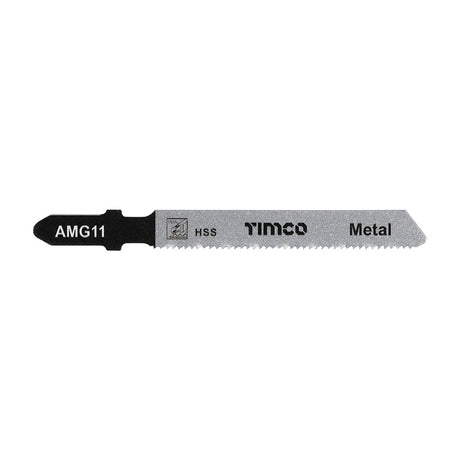 This is an image of Timco - Jigsaw Blades - Metal Cutting - HSS Blades - T118A T118A (5 Pieces Pack) AMG11