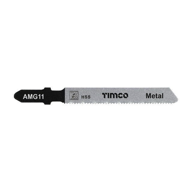 This is an image of Timco - Jigsaw Blades - Metal Cutting - HSS Blades - T118A T118A (5 Pieces Pack) AMG11