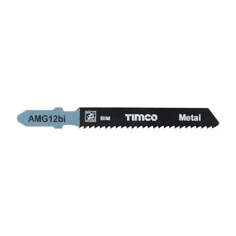 This is an image of Timco - Jigsaw Blades - Metal Cutting - Bi-Metal Blades - T118BF T118BF (5 Pieces Pack) AMG12BI