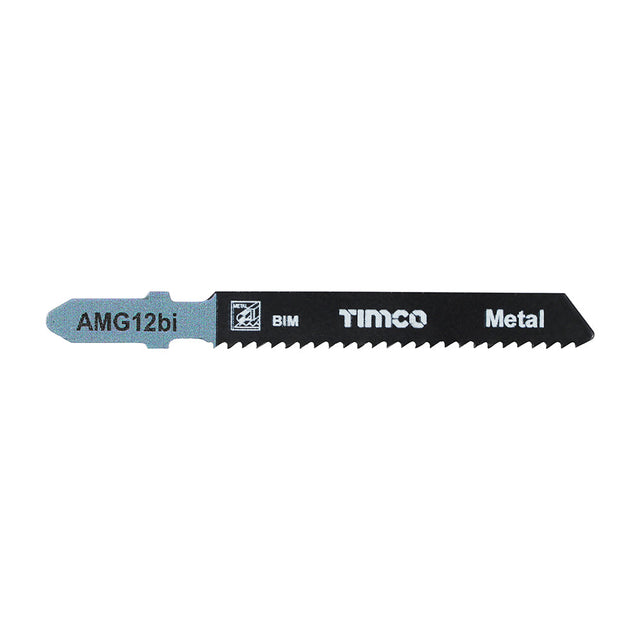 This is an image of Timco - Jigsaw Blades - Metal Cutting - Bi-Metal Blades - T118BF T118BF (5 Pieces Pack) AMG12BI