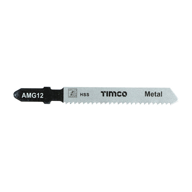 This is an image of Timco - Jigsaw Blades - Metal Cutting - HSS Blades - T118B T118B (5 Pieces Pack) AMG12
