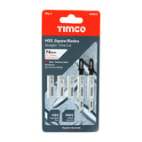 This is an image of Timco - Jigsaw Blades - Metal Cutting - HSS Blades - T118B T118B (5 Pieces Pack) AMG12
