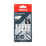 This is an image of Timco - Jigsaw Blades - Metal Cutting - HSS Blades - T218A T218A (5 Pieces Pack) AMG21
