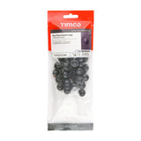 This is an image of Timco - Two Piece Screw Caps - Anthracite Grey To Fit 3.5 to 4.2 Screw - (100 PCS TIMpac) ANTHPLAST