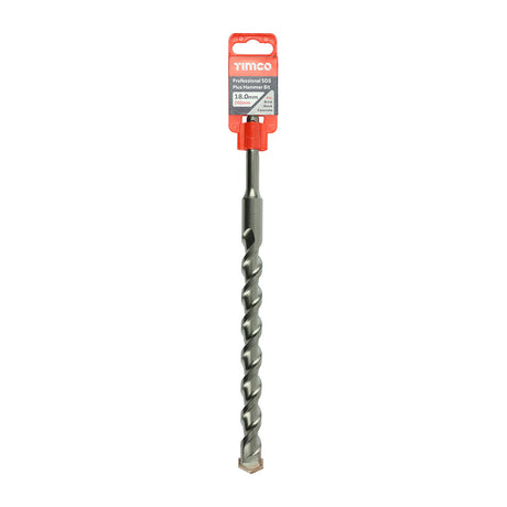 This is an image of Timco - Professional SDS Plus Hammer Bit 18.0 x 260 (1 Each Clip) AP18260