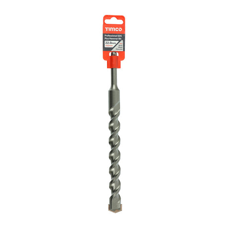 This is an image of Timco - Professional SDS Plus Hammer Bit 22.0 x 260 (1 Each Clip) AP22260