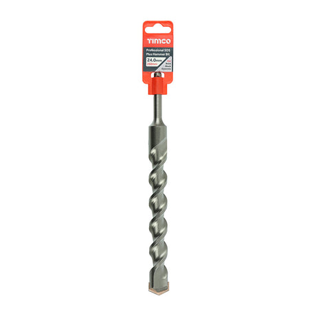 This is an image of Timco - Professional SDS Plus Hammer Bit 24.0 x 260 (1 Each Clip) AP24260