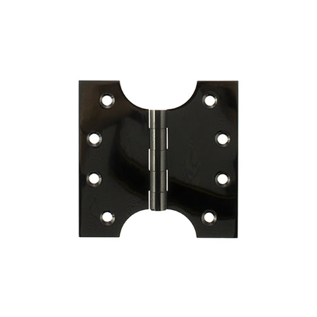 Quality image of Atlantic (Solid Brass) Parliament Hinges 4" x 2" x 4mm - Black Nickel | Sku. aph424bn | available from Trade Door Handles.