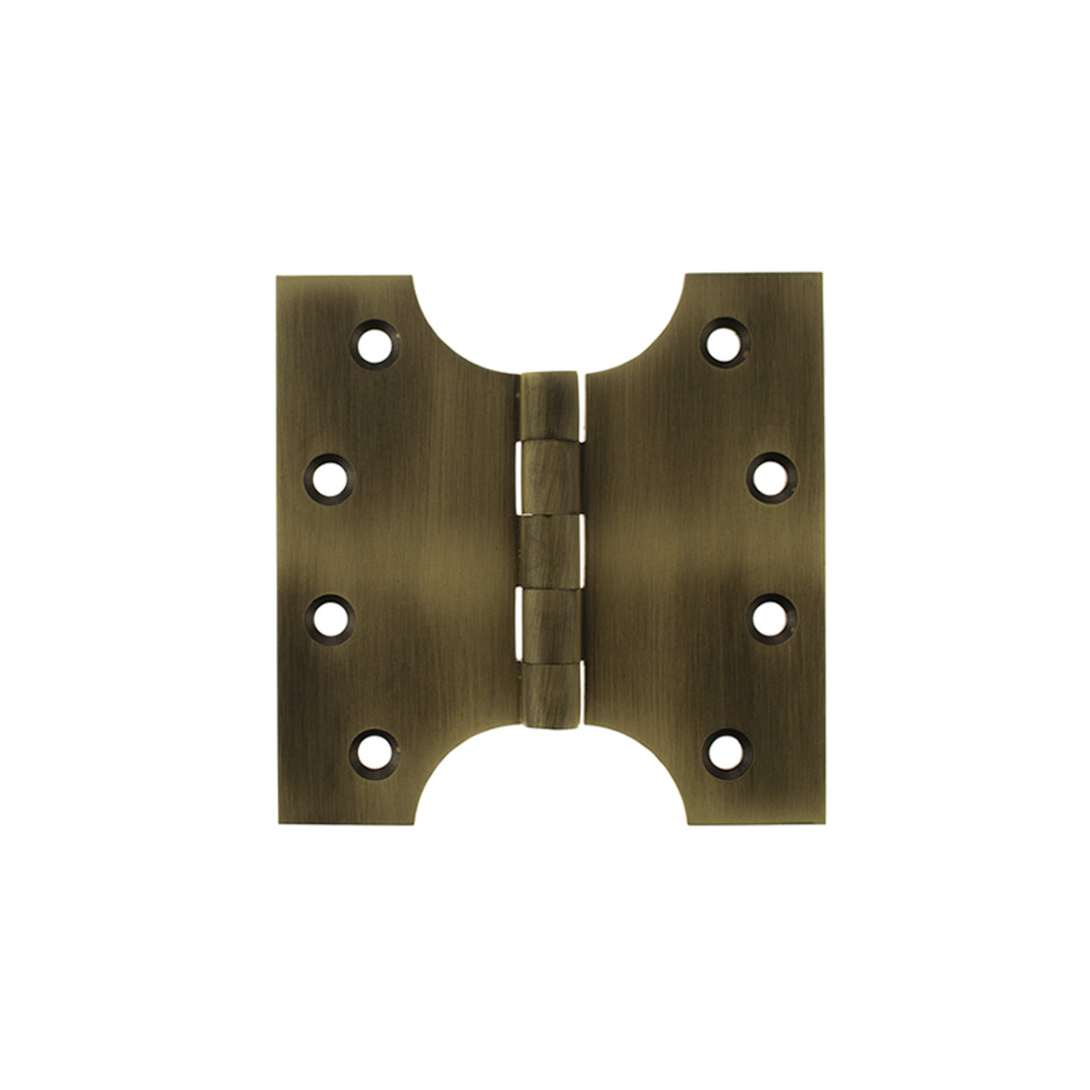 Quality image of Atlantic (Solid Brass) Parliament Hinges 4" x 2" x 4mm - Matt Antique Brass | Sku. aph424mab | available from Trade Door Handles.