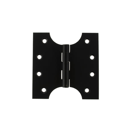 Quality image of Atlantic (Solid Brass) Parliament Hinges 4" x 2" x 4mm - Matt Black | Sku. aph424mb | available from Trade Door Handles.