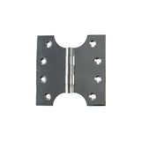 Quality image of Atlantic (Solid Brass) Parliament Hinges 4" x 2" x 4mm - Polished Chrome | Sku. aph424pc | available from Trade Door Handles.
