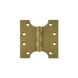 Quality image of Atlantic (Solid Brass) Parliament Hinges 4" x 2" x 4mm - Satin Brass | Sku. aph424sb | available from Trade Door Handles.