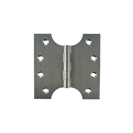 Quality image of Atlantic (Solid Brass) Parliament Hinges 4" x 2" x 4mm - Satin Chrome | Sku. aph424sc | available from Trade Door Handles.