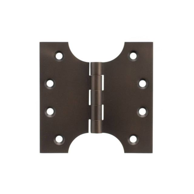Quality image of Atlantic (Solid Brass) Parliament Hinges 4" x 2" x 4mm - Urban Dark Bronze | Sku. aph424udb | available from Trade Door Handles.