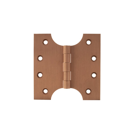 Quality image of Atlantic (Solid Brass) Parliament Hinges 4" x 2" x 4mm - Urban Satin Copper | Sku. aph424usc | available from Trade Door Handles.