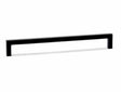 Quality image of Atlantic Mitred Pull Handle [Bolt Through] 450mm x 19mm - Matt Black | Sku. aph45019sqmb | available from Trade Door Handles.