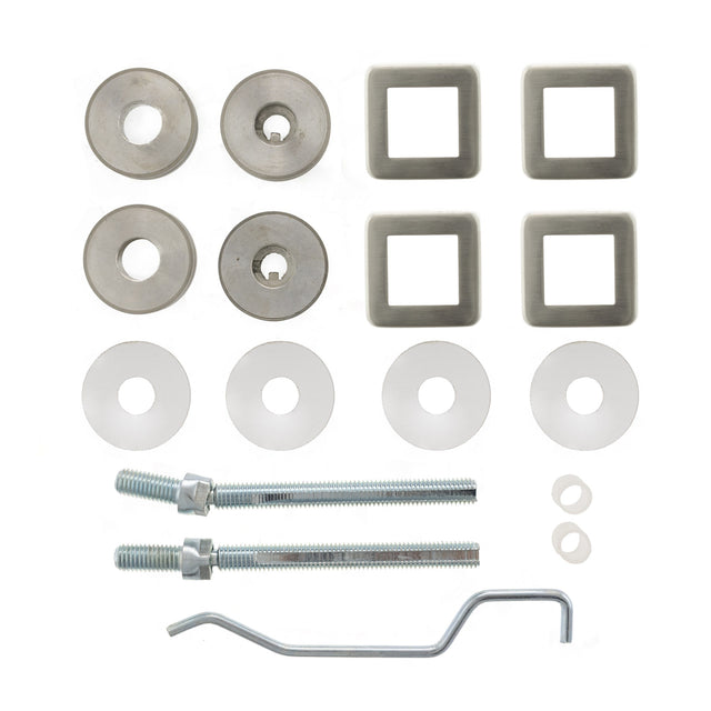 Quality image of Atlantic Mitred Pull Handle Back to Back Fixing Kit 19mm - Satin Stainless Steel | Sku. aphbbf19sqsss | available from Trade Door Handles.