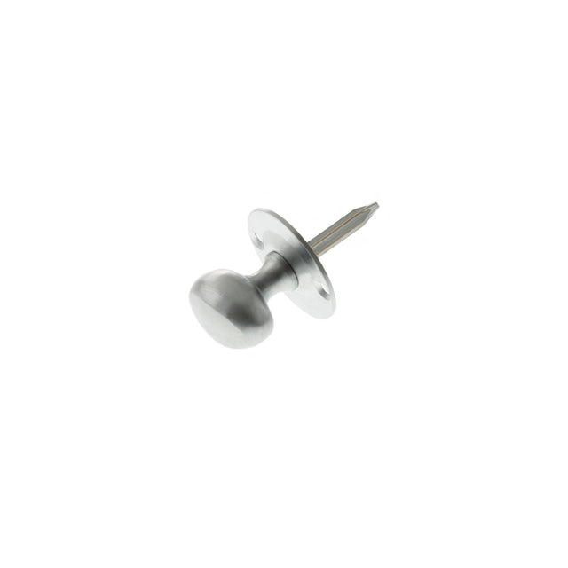 Quality image of Atlantic Rack Bolt Oval Thumbturn - Satin Chrome | Sku. arbtsc | available from Trade Door Handles.