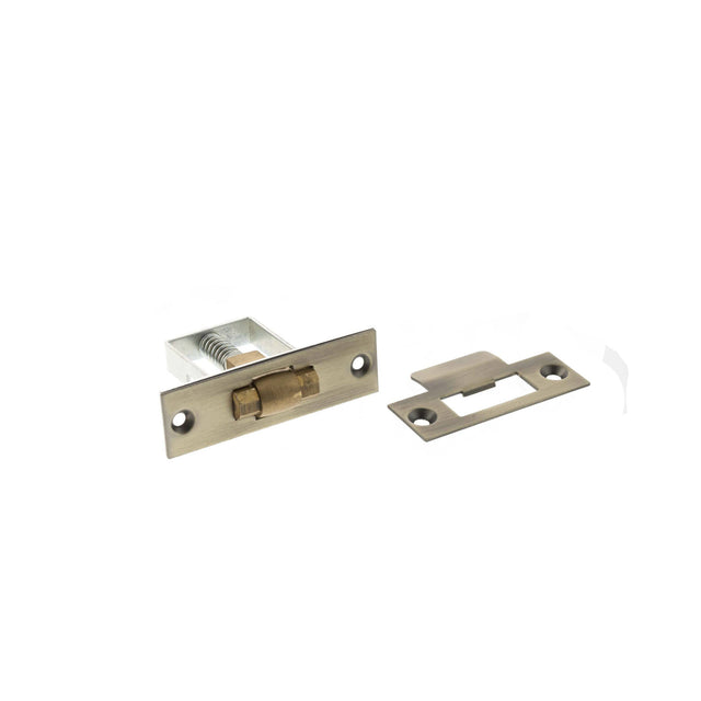 Quality image of Atlantic Adjustable Architectural Heavy Duty Roller Catch - Matt Antique Brass | Sku. arcamab | available from Trade Door Handles.