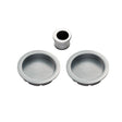 High quality image of Manital - Sliding Door Rose with Flush Pull - Satin Chrome | Sku. art54asc | Trade Door Handles.