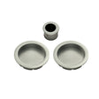 High quality image of Manital - Sliding Door Rose with Flush Pull - Satin Nickel | Sku. art54asn | Trade Door Handles.