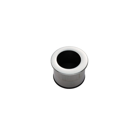 High quality image of Manital - Small Edge Flush Pull - Polished Chrome | Sku. art56cp | Trade Door Handles.