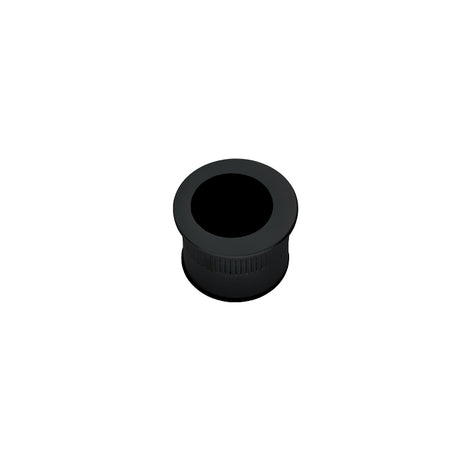 High quality image of Manital - Small Edge Flush Pull - Matt Black | Sku. art56mb | Trade Door Handles.