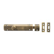 Quality image of Atlantic Solid Brass Surface Door Bolt 6" - Antique Brass | Sku. asb6ab | available from Trade Door Handles.
