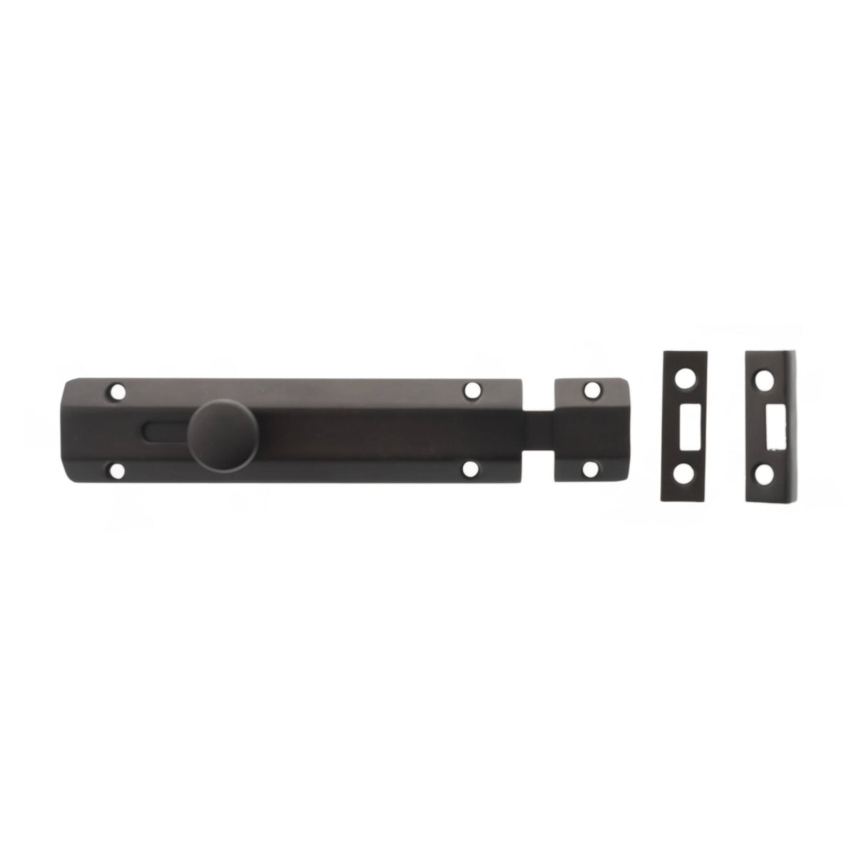 Quality image of Atlantic Solid Brass Surface Door Bolt 6" - Urban Dark Bronze | Sku. asb6udb | available from Trade Door Handles.