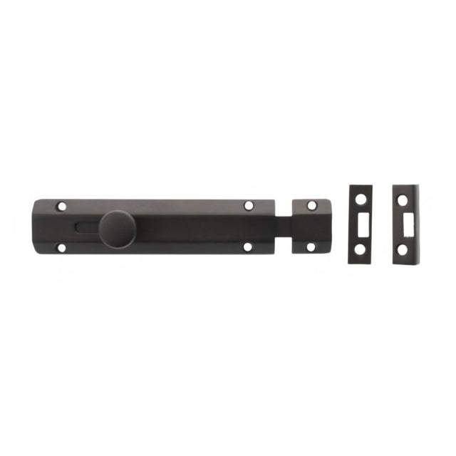 Quality image of Atlantic Solid Brass Surface Door Bolt 6" - Urban Dark Bronze | Sku. asb6udb | available from Trade Door Handles.