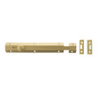 Quality image of Atlantic Solid Brass Surface Door Bolt 8" - Satin Brass | Sku. asb8sb | available from Trade Door Handles.