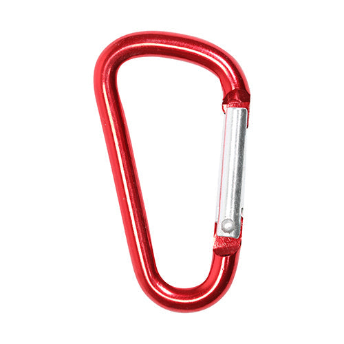This is an image of Timco - Snap Hooks - Aluminium 47mm - (5 PCS TIMpac) ASHOOKP