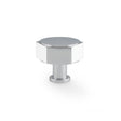 This is an image showing Alexander & Wilks - Vesper Hex Cabinet Knob - Polished Chrome aw828-40-pc available to order from Trade Door Handles in Kendal, quick delivery and discounted prices.