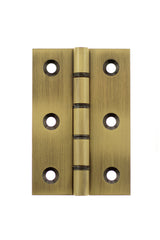 Quality image of Atlantic Washered Hinges 3" x 2" x 2.2mm - Antique Brass | Sku. awh3222ab | available from Trade Door Handles.