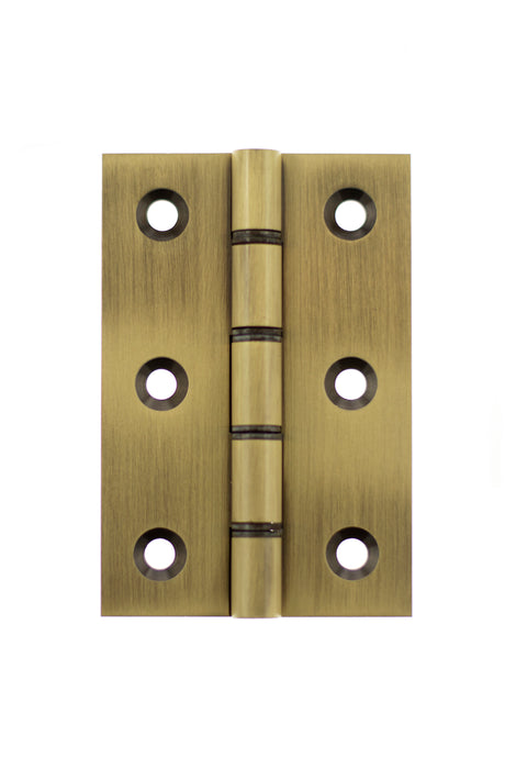 Quality image of Atlantic Washered Hinges 3" x 2" x 2.2mm - Antique Brass | Sku. awh3222ab | available from Trade Door Handles.
