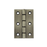 Quality image of Atlantic Washered Hinges 3" x 2" x 2.2mm - Matt Gun Metal | Sku. awh3222mbn | available from Trade Door Handles.