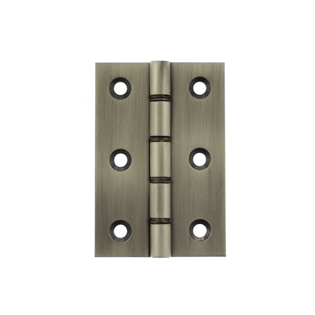 Quality image of Atlantic Washered Hinges 3" x 2" x 2.2mm - Matt Gun Metal | Sku. awh3222mbn | available from Trade Door Handles.