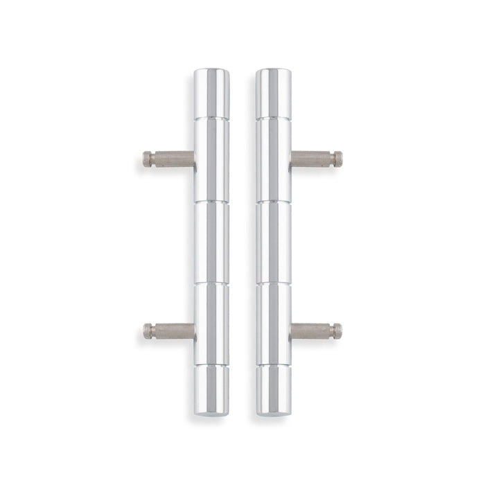 Alexander & Wilks - Cabinet Brass Dummy Hinge-Polished Chrome aw000-64-pc