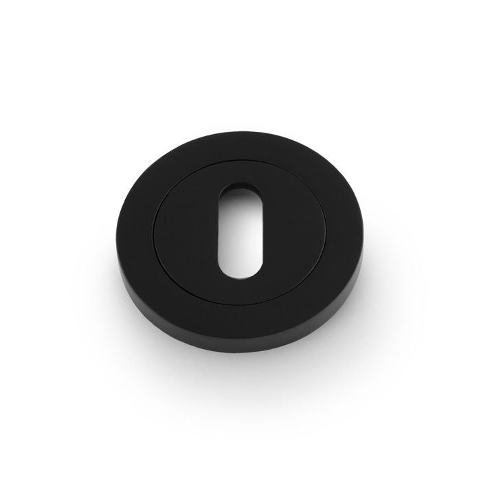 Alexander & Wilks - Concealed Fix Escutcheon Standard Profile - Black aw-391-bl