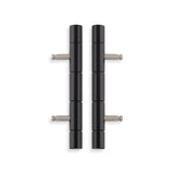 Alexander & Wilks - Cabinet Brass Dummy Hinge-Black aw000-64-bl