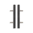 Alexander & Wilks - Cabinet Brass Dummy Hinge-Dark Bronze Pvd aw000-64-dbzpvd