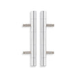 Alexander & Wilks - Cabinet Brass Dummy Hinge-Satin Chrome aw000-64-sc