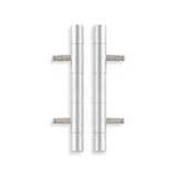 Alexander & Wilks - Cabinet Brass Dummy Hinge-Satin Chrome aw000-64-sc