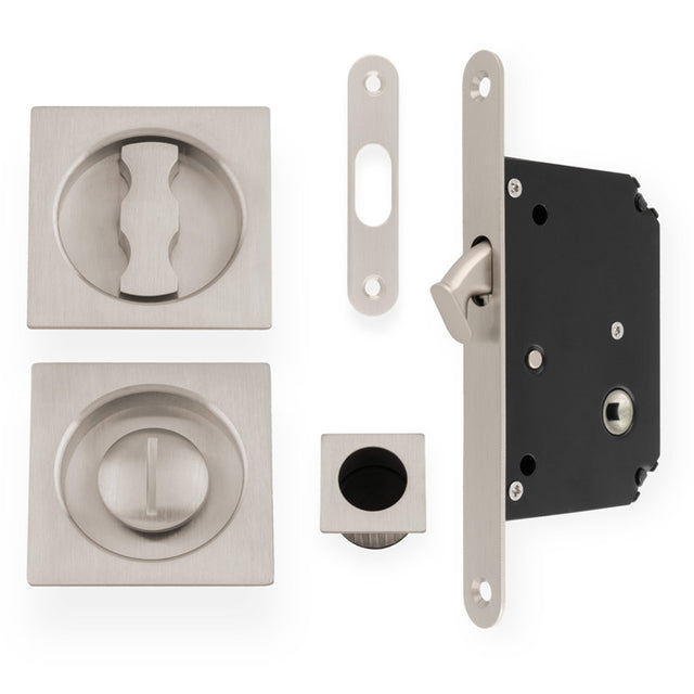 Alexander_Wilks_-_Sliding_Door_Lock_Set_-_Square_Roses_-_Radius_Forend_Strike-Satin_Nickel_aw111rsn