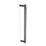 Alexander & Wilks - Spitfire Diamond Knurled 450mm Pull Handle - Dark Bronze PVD aw500-450-dbzpvd
