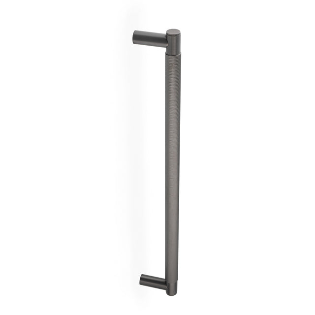 Alexander & Wilks - Spitfire Diamond Knurled 450mm Pull Handle - Dark Bronze PVD aw500-450-dbzpvd