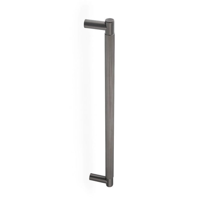 Alexander & Wilks - Spitfire Reeded 450mm Pull Handle - Dark Bronze PVD aw502-450-dbzpvd