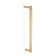 Alexander & Wilks - Spitfire Reeded 450mm Pull Handle - Satin Brass PVD aw502-450-sbpvd