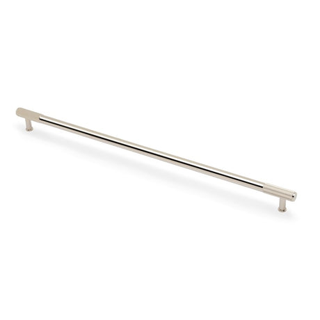 Alexander & Wilks - Washington Reeded End Cabinet Pull-Polished Nickel PVD-448mm aw854r-448-pnpvd