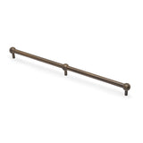 Alexander & Wilks Caesar Cabinet Pull Handle-Antique Brass-448mm Centres aw856-448-ab